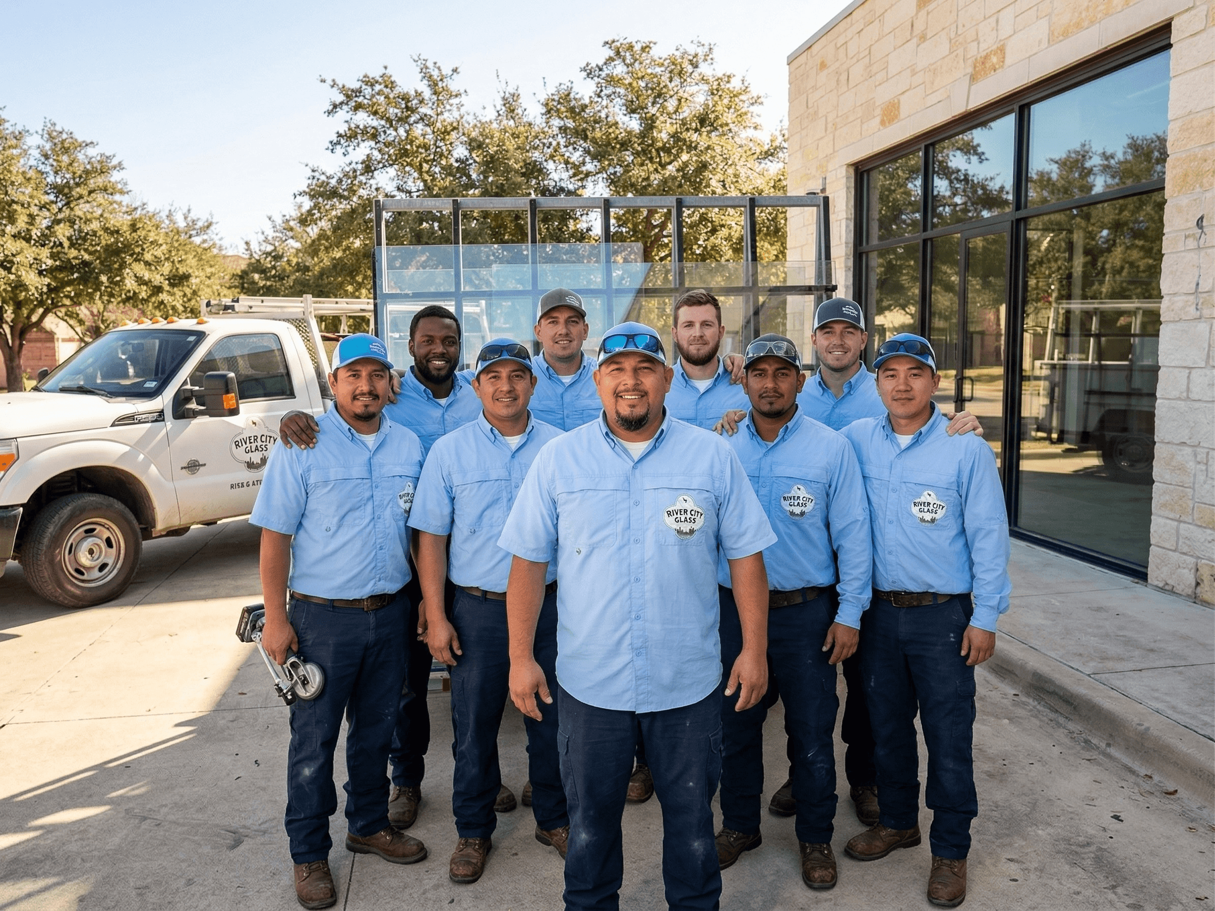 River City Glass field team in San Antonio